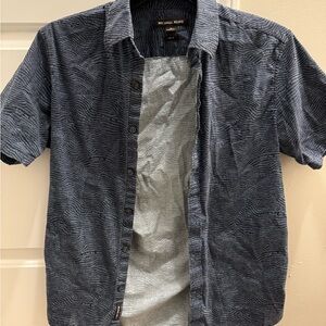 Michael Kors Navy Patterned Men's Shirt